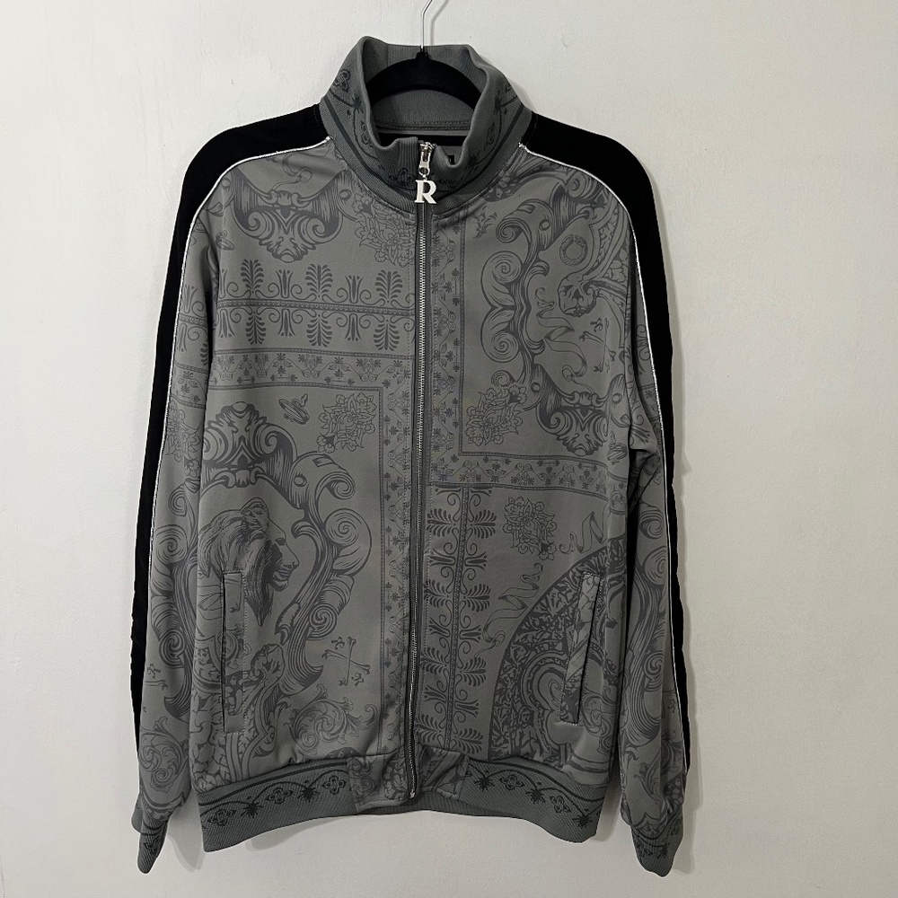 Reasons Grey & Silver Running Jacket